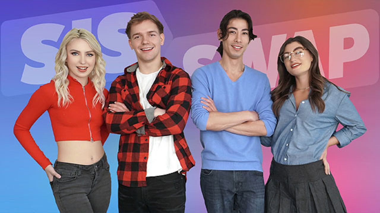 Sis Swap - Lucky Dudes And Their Stepsisters Come Together In Efforts Of Repopulating The World | MyGothGf.com