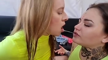 NIKKI RIDDLE extreme ROUGH SEX, total submissio, pissed in mouth, throat destruction, crazy Milk & cream in ass orgy 3 girls/3 guys, Lesbians pissing | MyGothGf.com